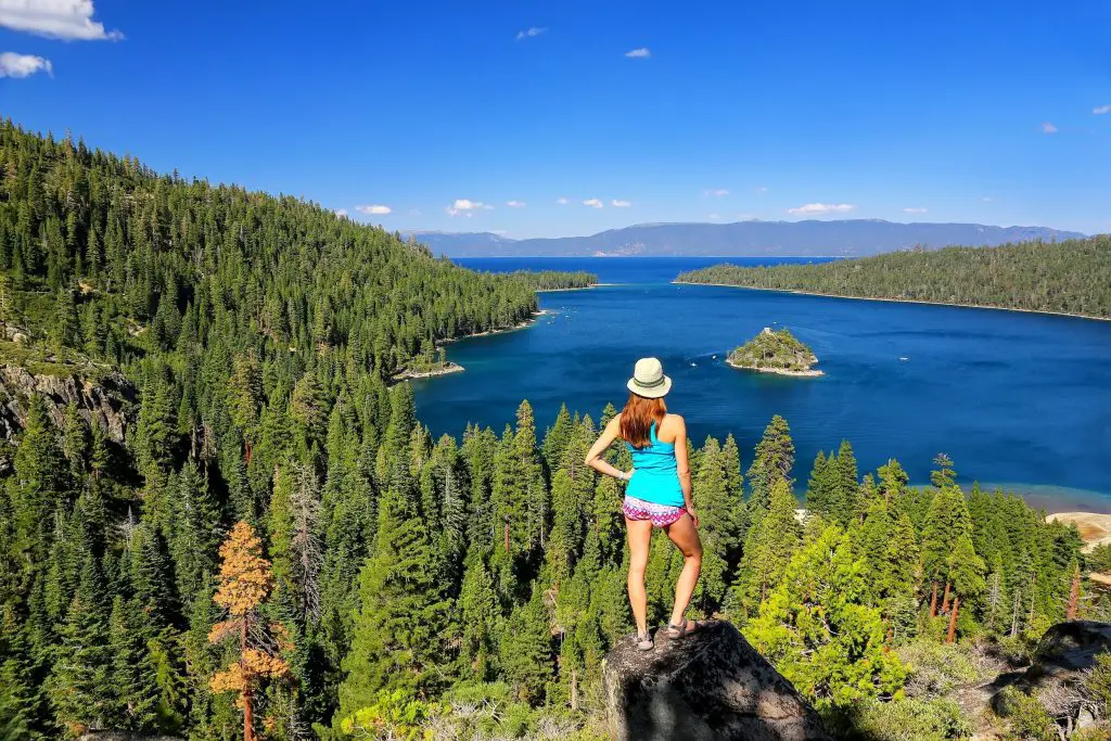 cycling around lake tahoe map