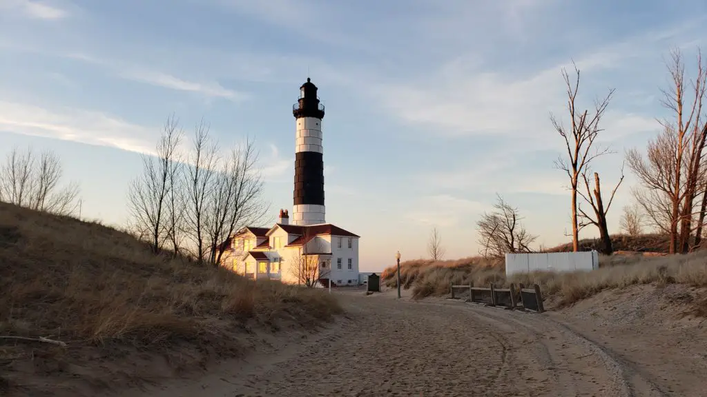 Sable lighthouse Ludington Michigan