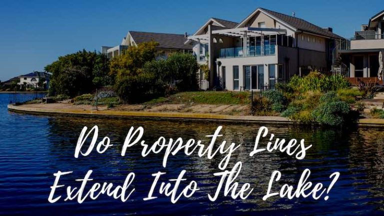 Do Property Lines Extend Into The Water