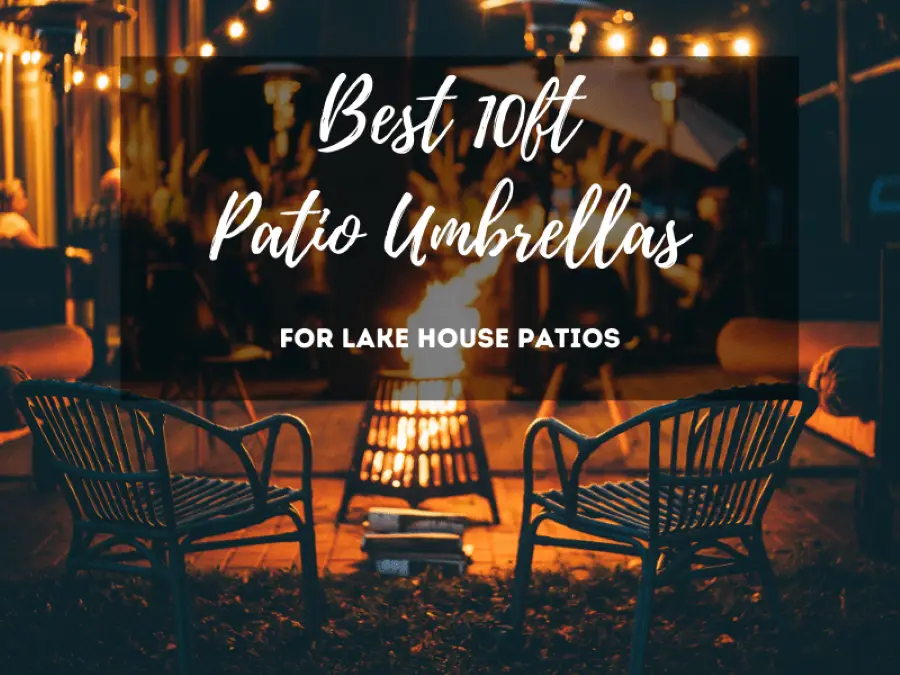 lake house umbrellas
